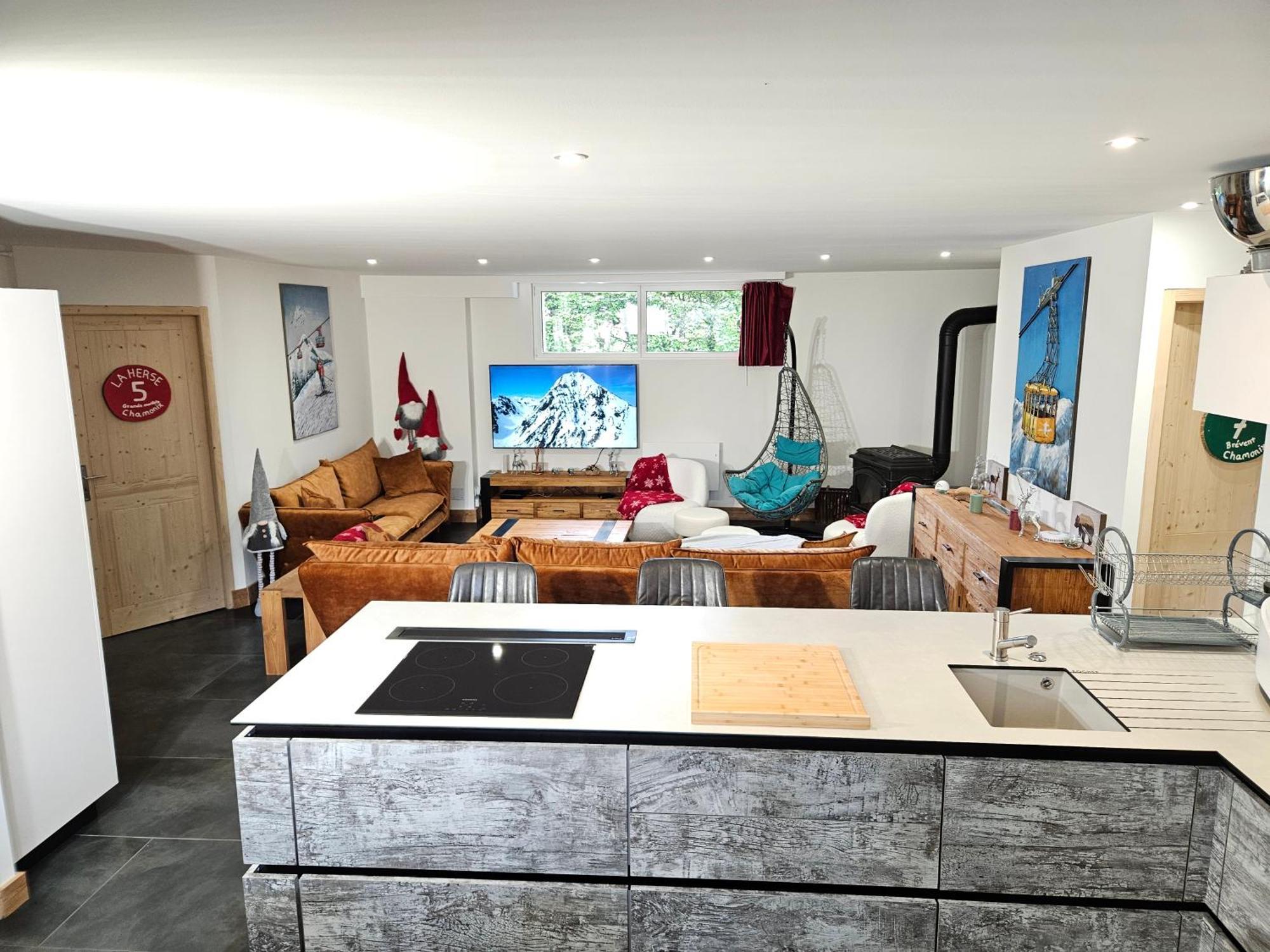 Les Fees Mer : Appart 150 M² Hypercentre Calme 10P 霞慕尼 外观 照片